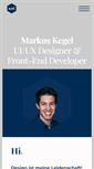 Mobile Screenshot of markus-kegel.de