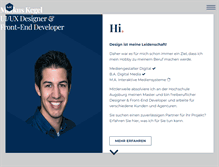 Tablet Screenshot of markus-kegel.de